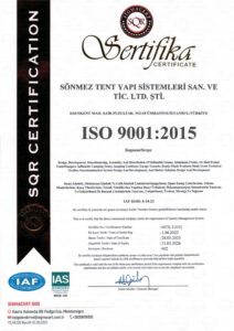 ISO 9001 Quality Management Certificate